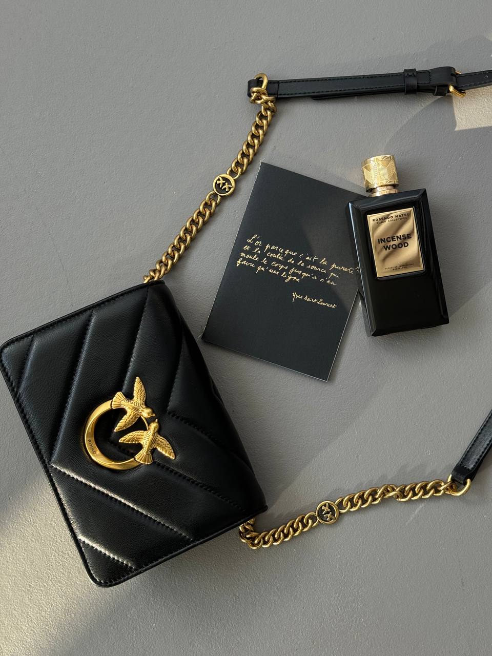 Pinko Mini Love Bag Click Big Chevron Black
