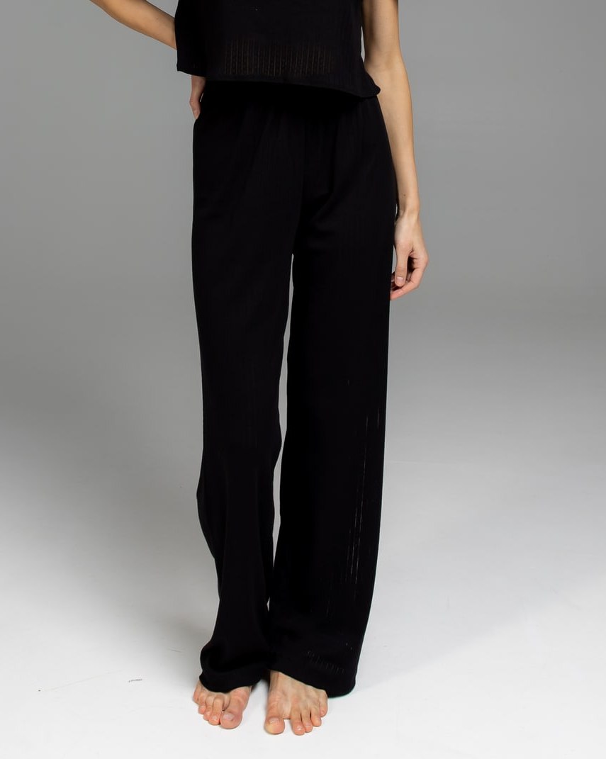 ELISE Штани піжами, Чорний