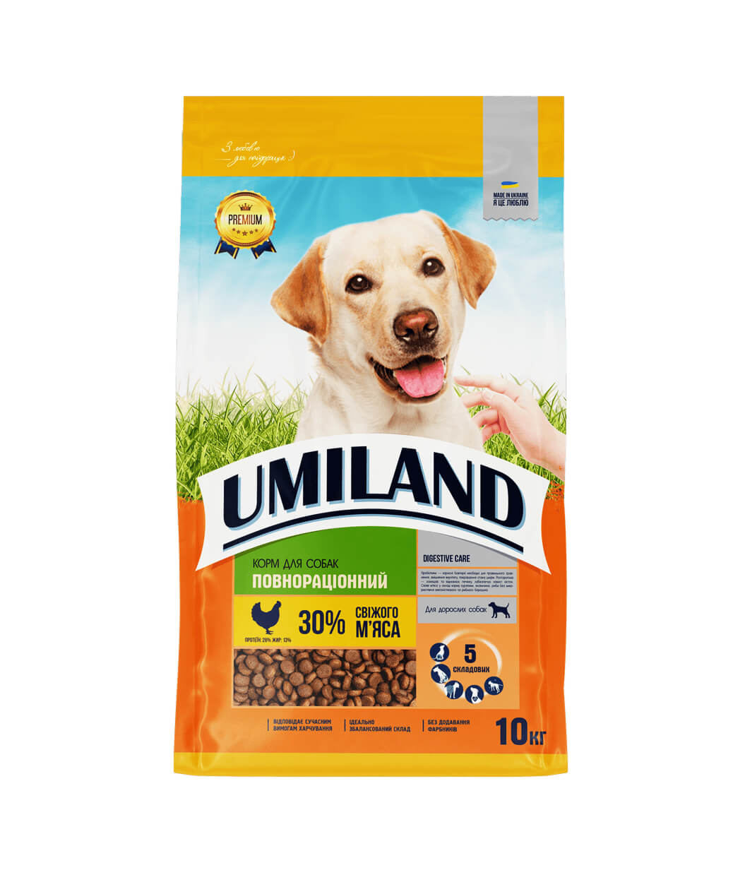 Корм Юміленд для собак із куркою 10кг