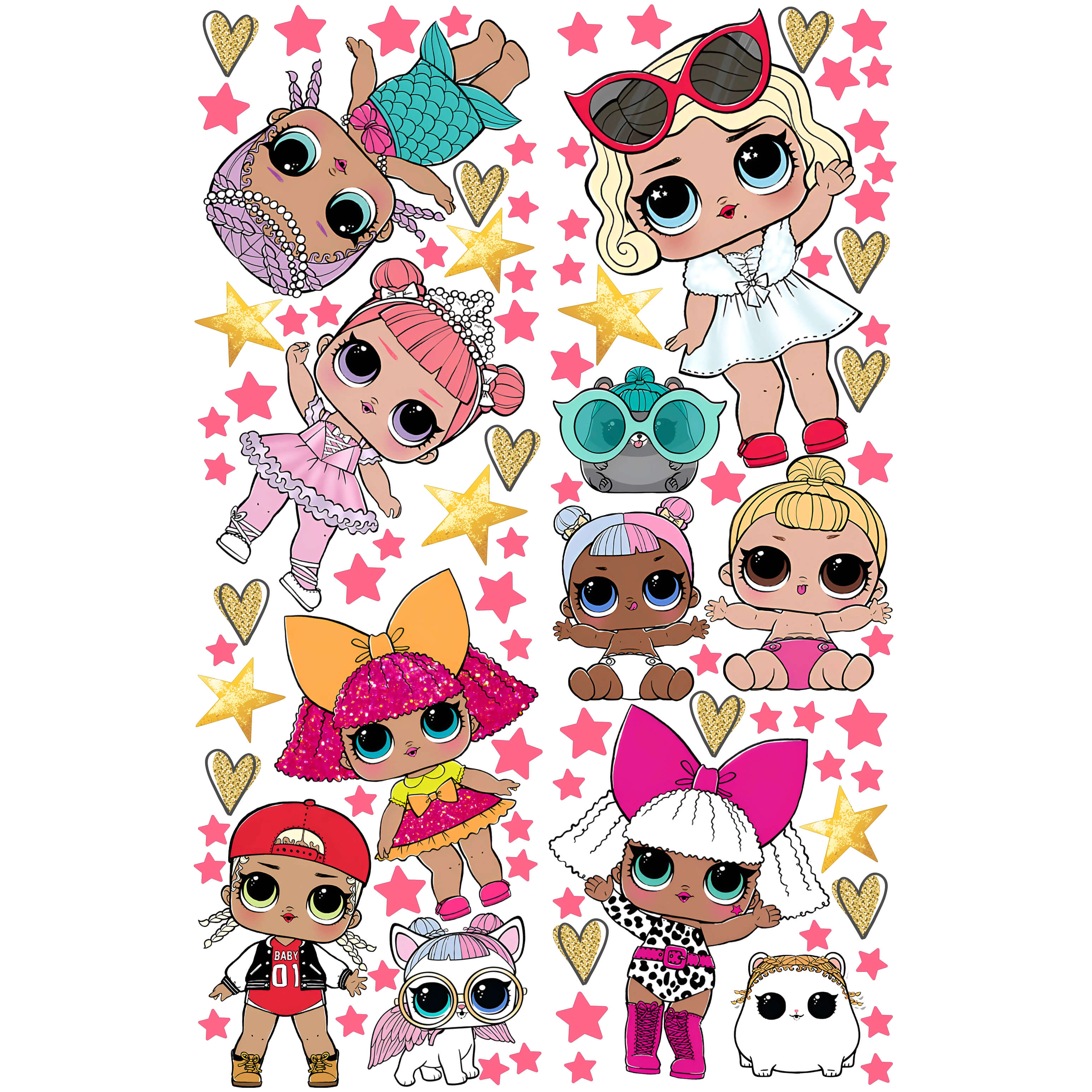 Наліпки "Ляльки"