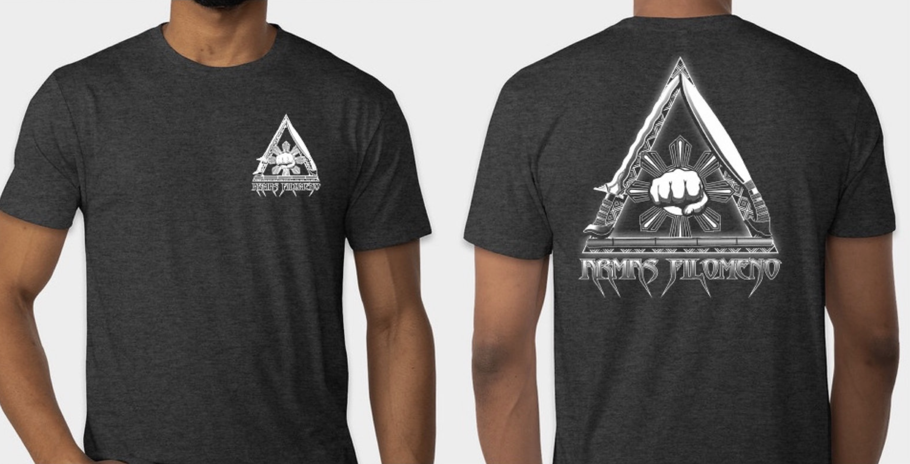 Armas T-Shirt Vintage Black (Logo Front and Back)