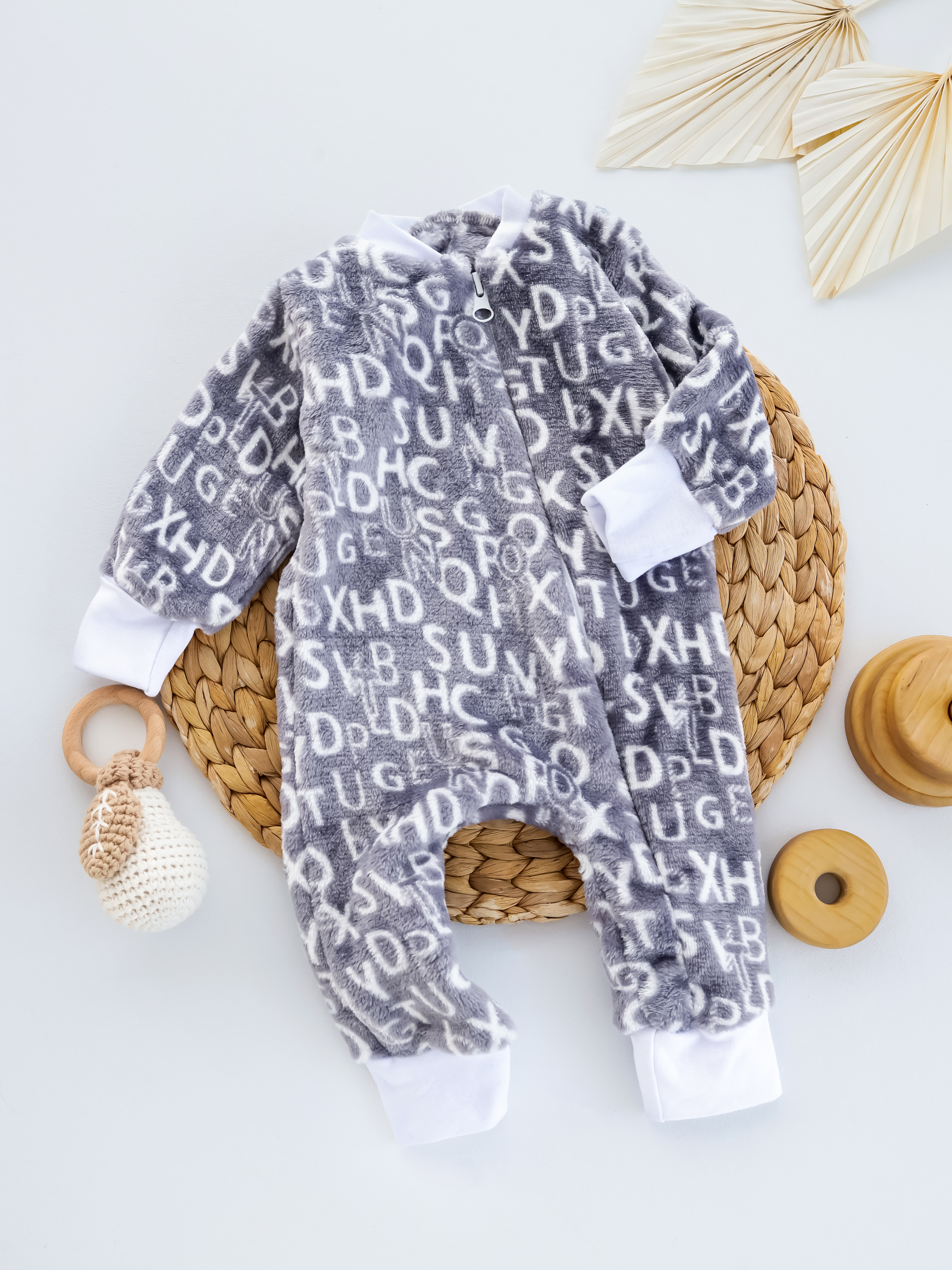 Комбінезон для новонародженого (тканина велсофт)