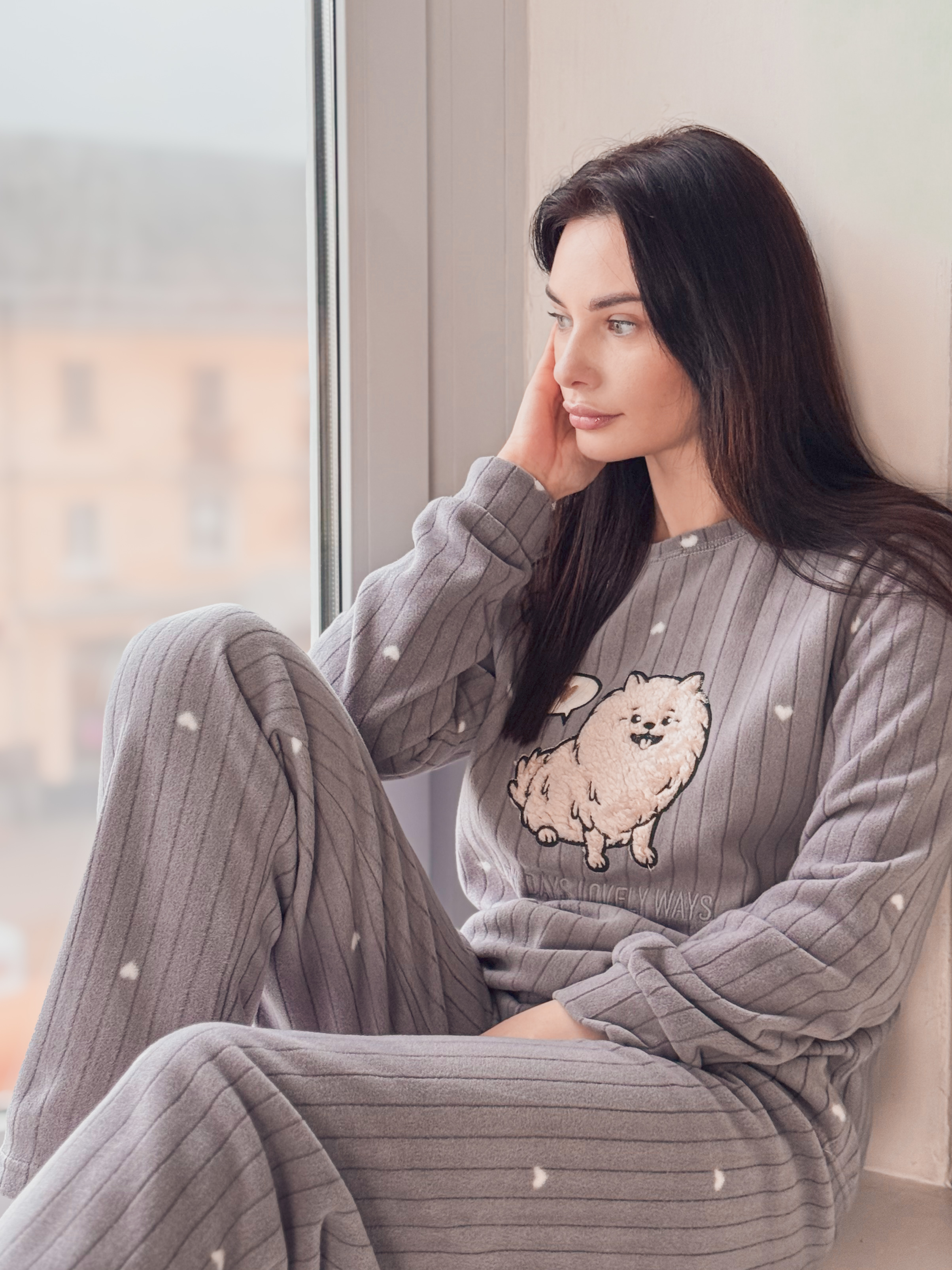 Піжама жіноча з флісу