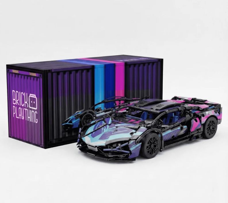 Конструктор спортивний автомобіль Lamborghini Cyberpunk, 1314 деталей