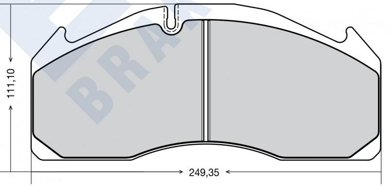 WVA 29125 Дискові гальмівні колодки VOLVO
