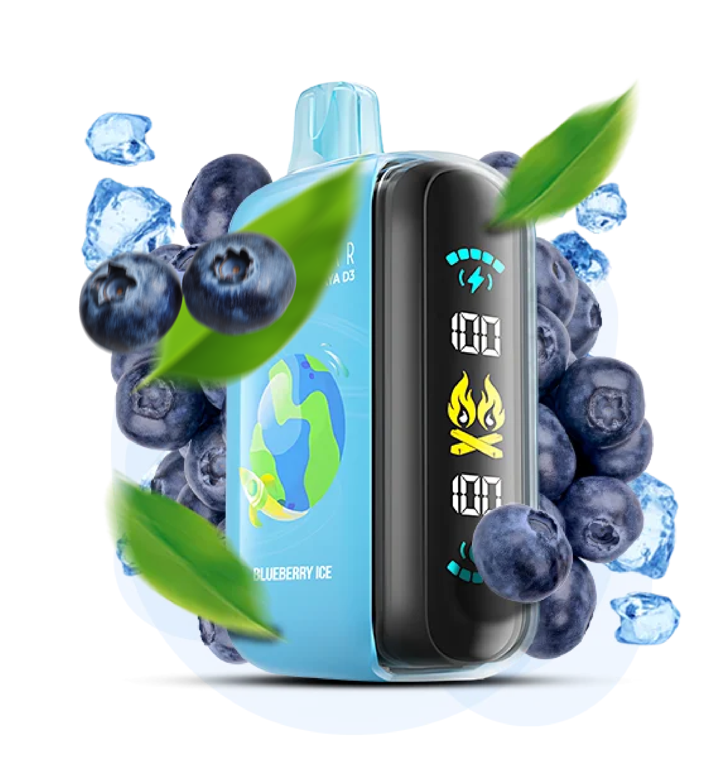 Elf Bar RAYA D3 25000 Blueberry Ice (Чорниця Лід)