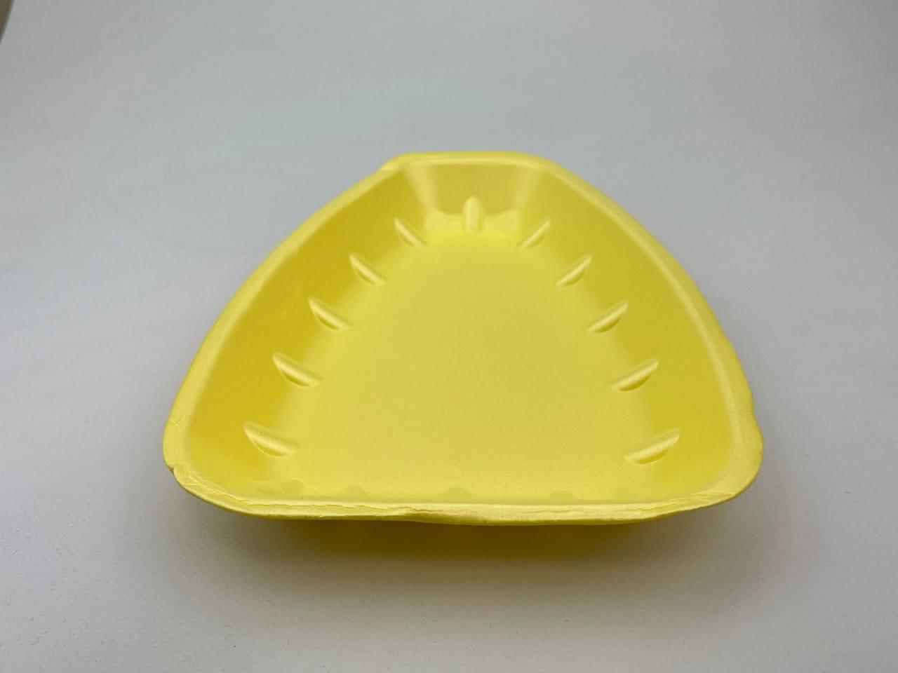 Підкладка (лоток) М5-25 жовта, 225х165х25 мм, упаковка 200шт, 006100031