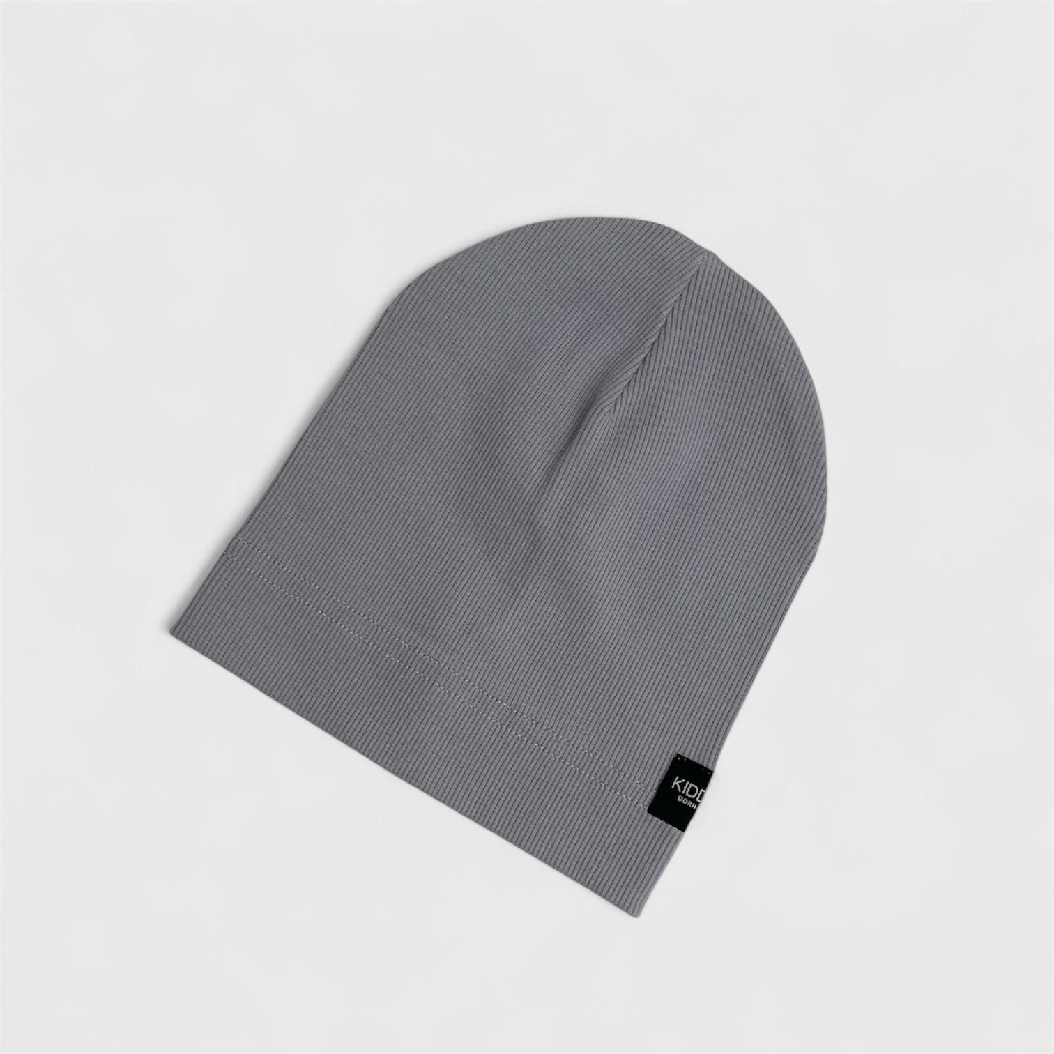 Одношарова шапка сіра