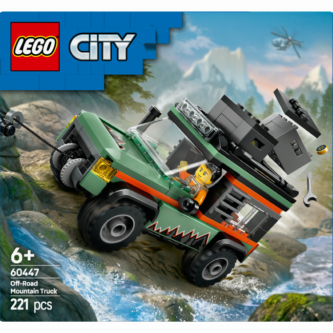 Конструктор LEGO City Позашляхова гірська вантажівка 4x4 (60447)