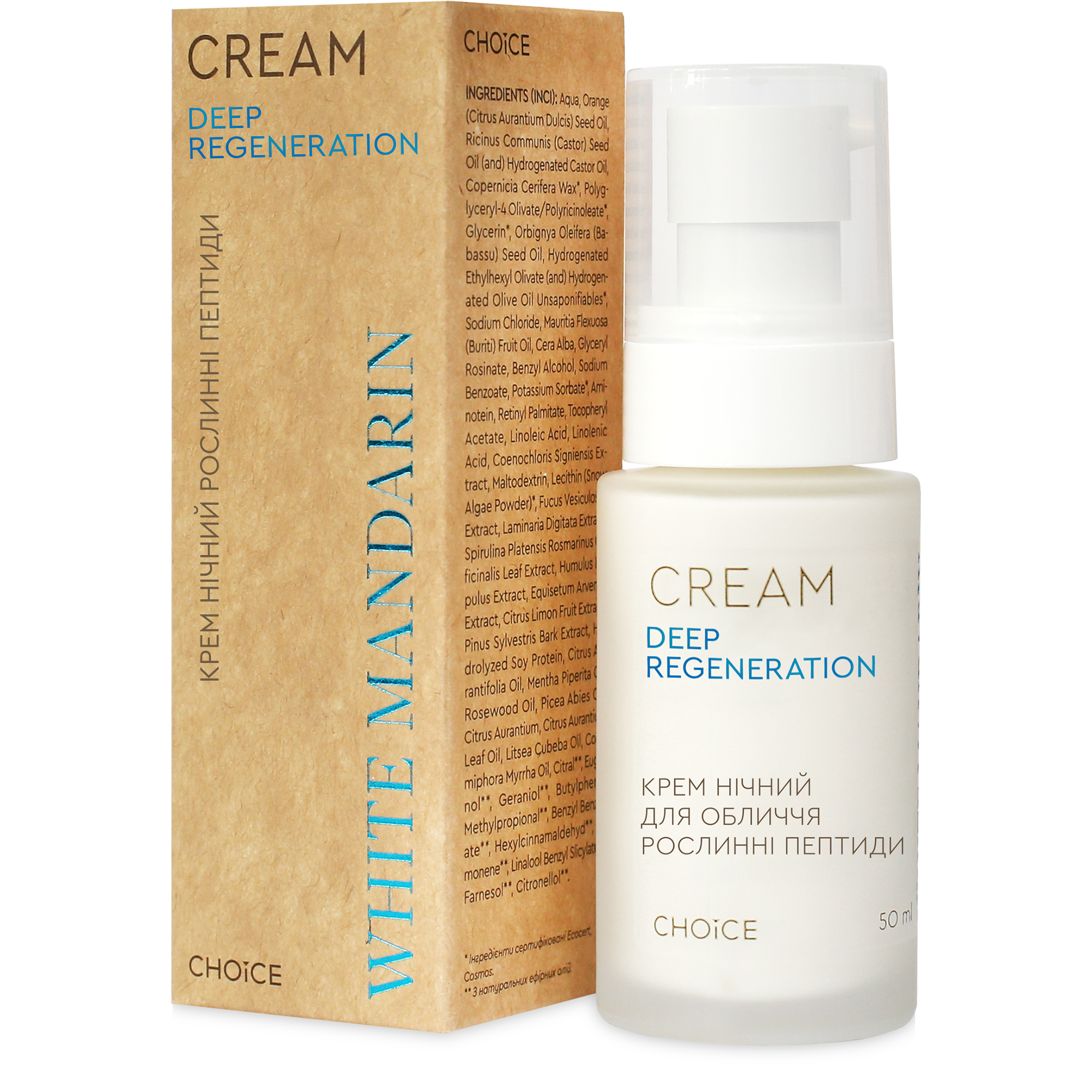 КРЕМ НІЧНИЙ РОСЛИННІ ПЕПТИДИ