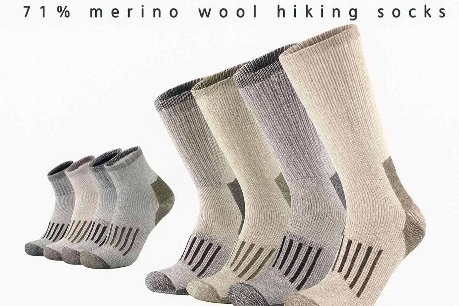 Дуже теплі зимові трекінгові шкарпетки виробництва США "Outdoor Life Thermal Merino Wool Hiking Socks."