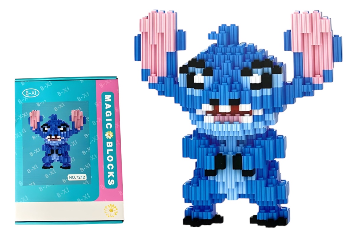 Конструктор 3D Magic Blocks “Стич” (модель - 7212)