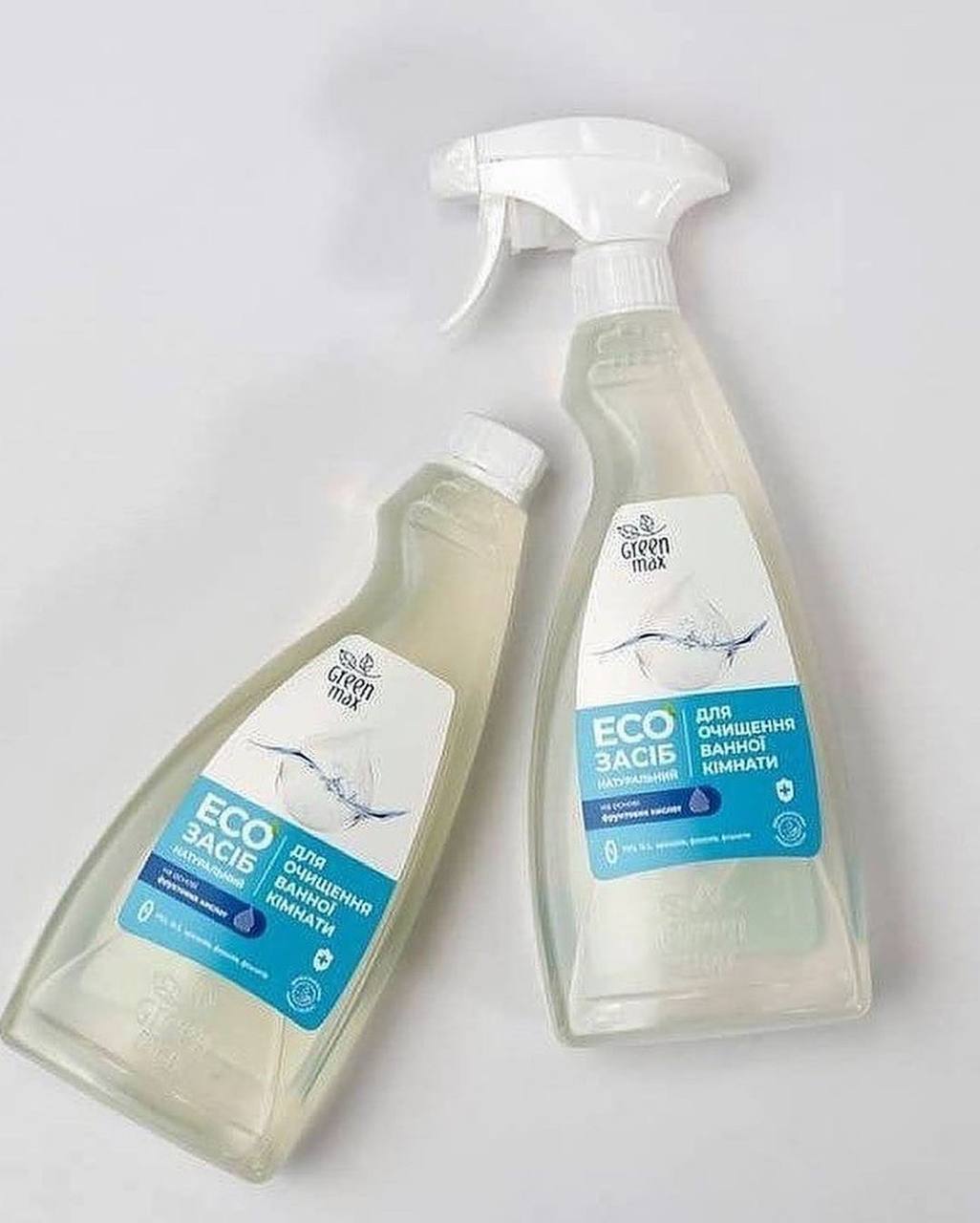 EКO засіб натуральний для очищення ванної кімнати з дозатором 500 мл Green Max
