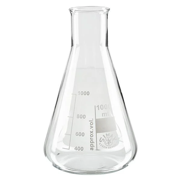 Fiole de laboratoire 100 ml à col large