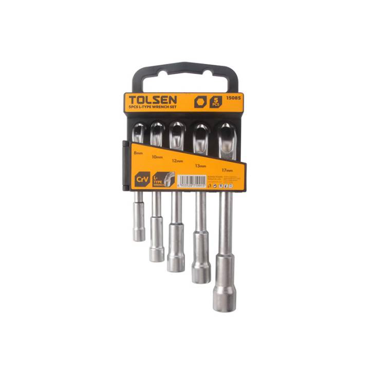 Комплект торцевих ключів тип L 8-10-12-13-17мм 5шт Толсен