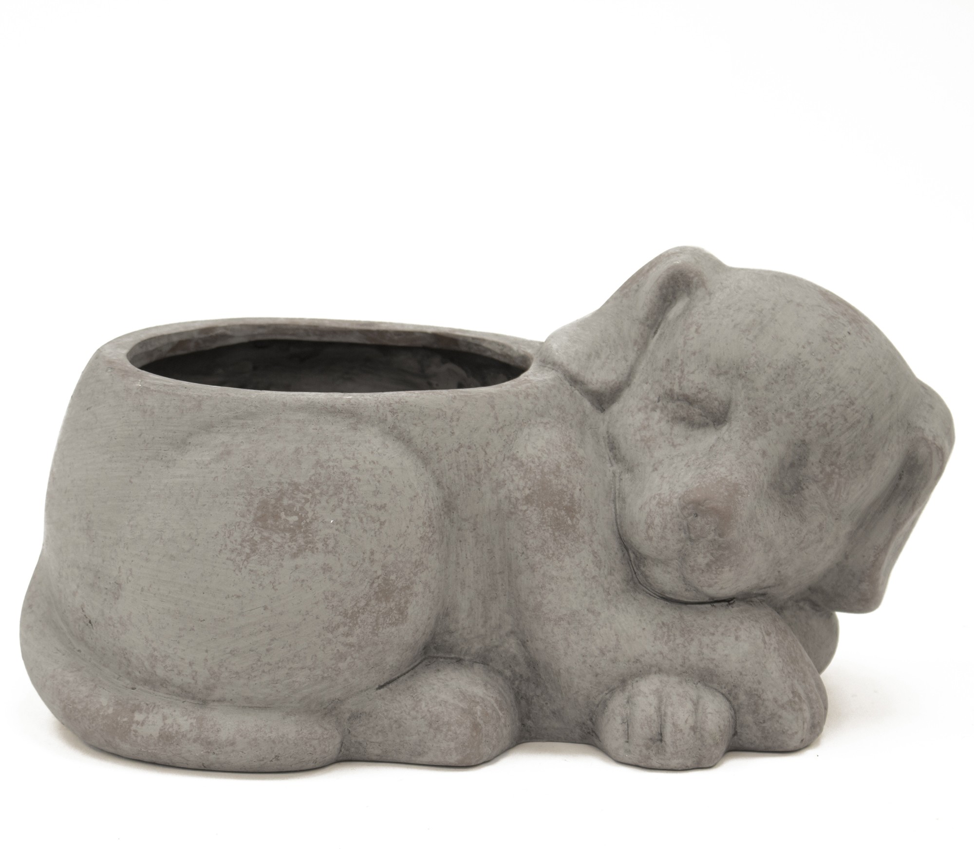 Керамічне кашпо «Песик» декоративний горщик для кімнатних рослин