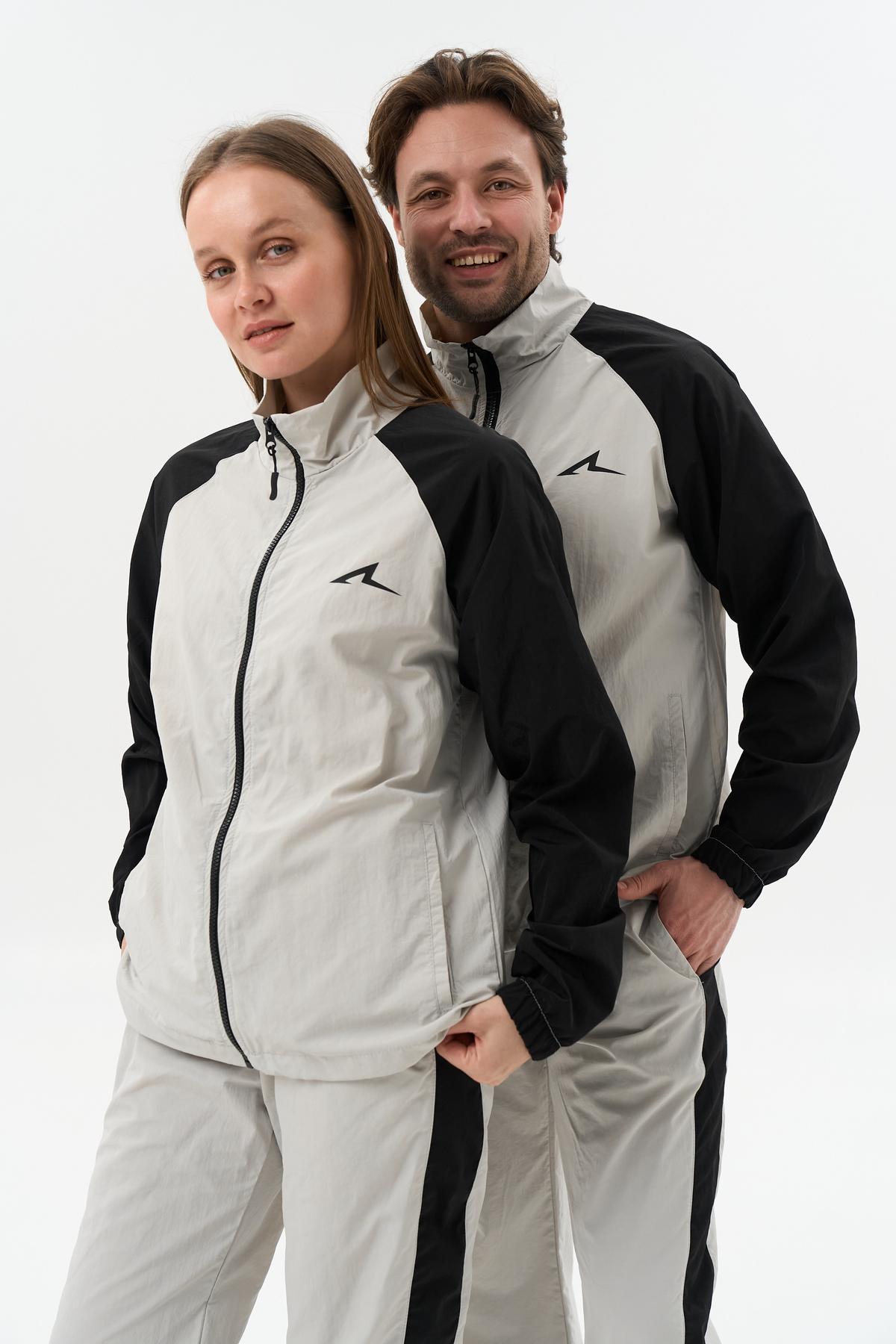 Костюм DUAL SET Світло-сірий/чорний Розміри від S до 3XL