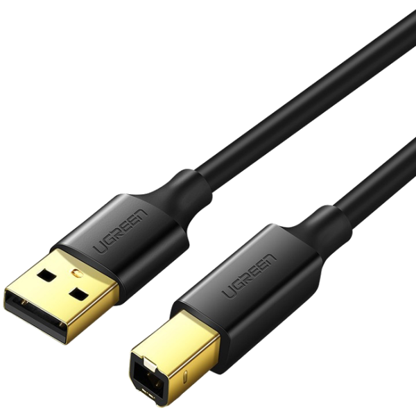 Кабель Ugreen US135 USB 2.0 AM to BM Print