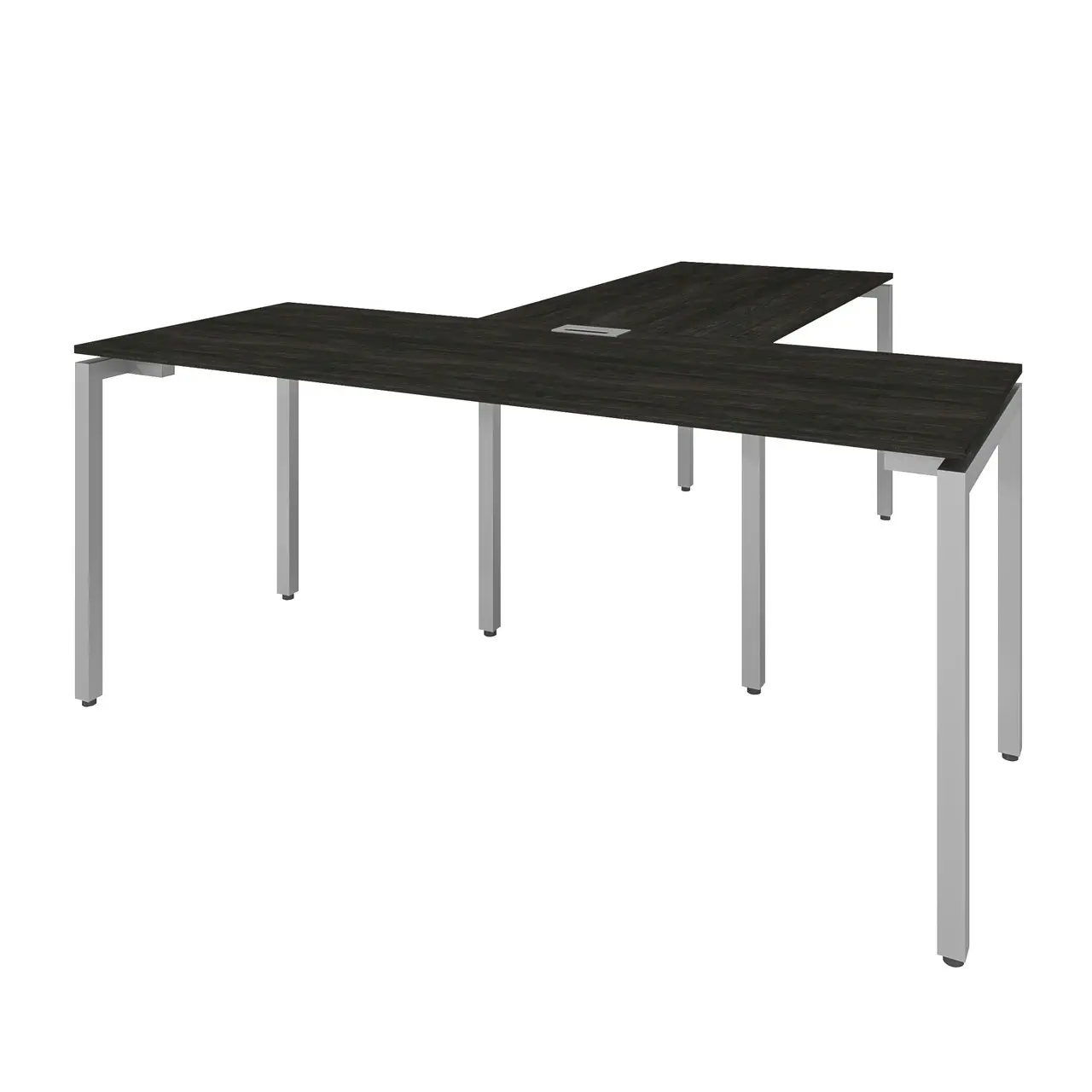 Стіл керівника з приставкою KPB 1, кабінет керівника, стіл керівника з брифінгом 1800/700/750+1350/700/750 мм.