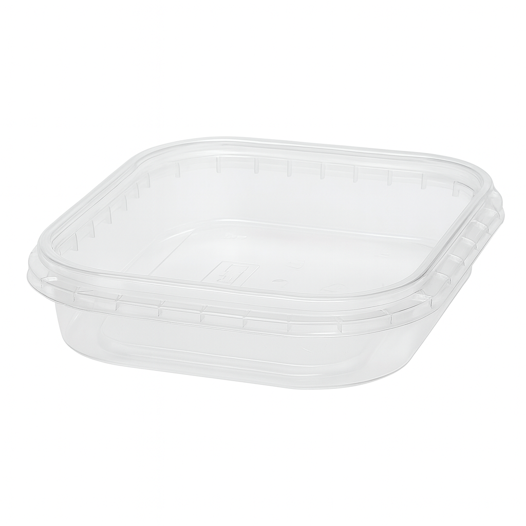 Квадратний контейнер 200 мл, упаковка 750 шт, 021900001