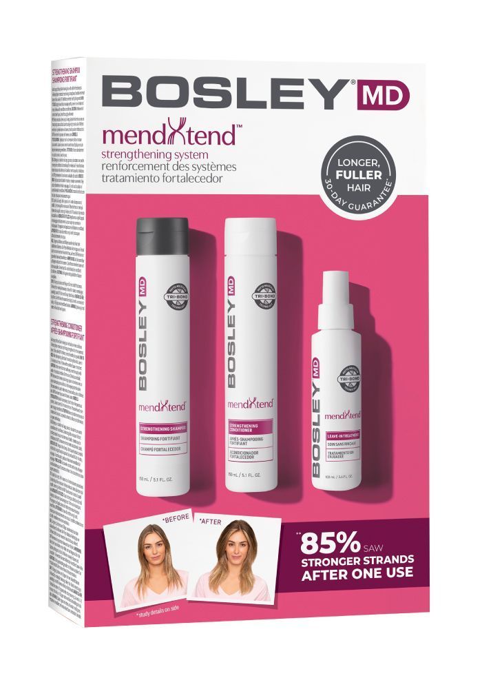 MendXtend набір для зміцнення та живлення волосся (зміцнюючі шампунь та кондиціонер, незмивний догляд)