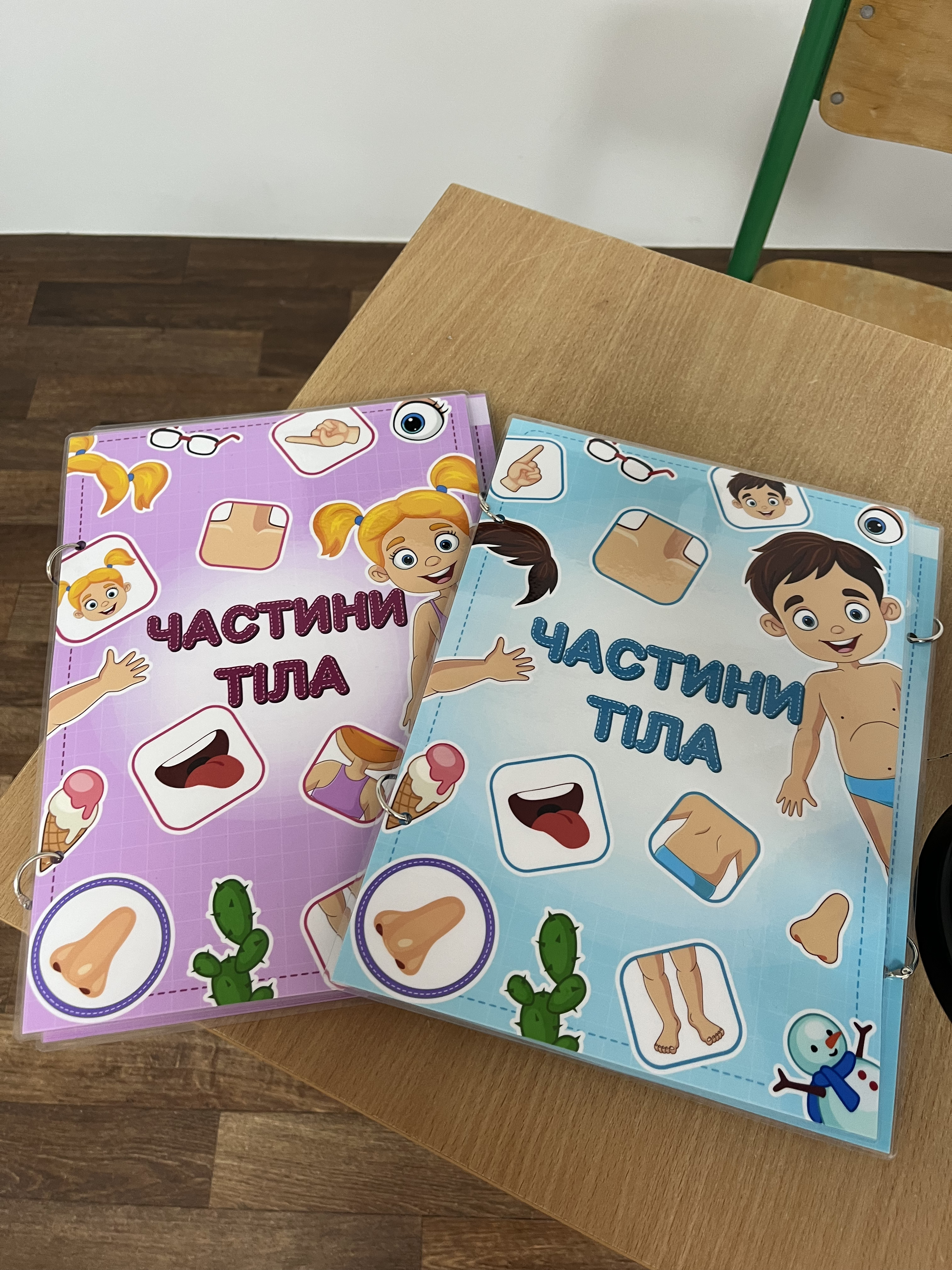 Альбом на липучках 'Частини тіла' для дітей 1-5+ 0025 (000271)