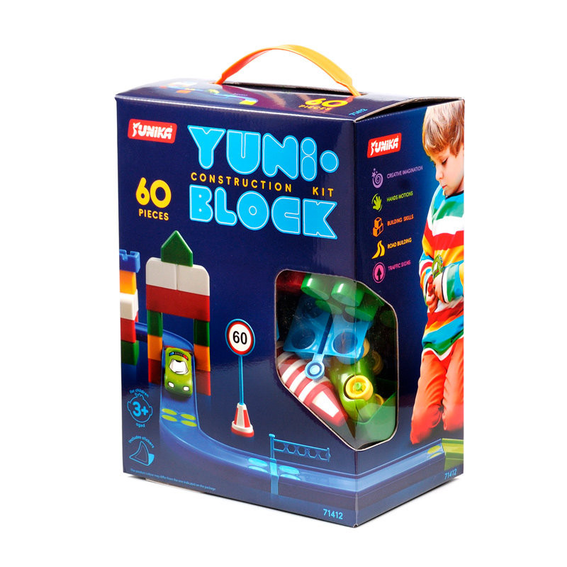 Конструктор дитячий "YUNI-BLOK" | 60 деталей
