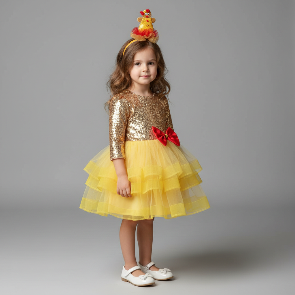 костюм пряника для дівчинки