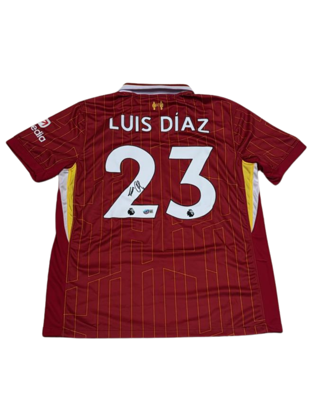 JERSEY LUIS DIAZ CERTIFICADO BECKETT