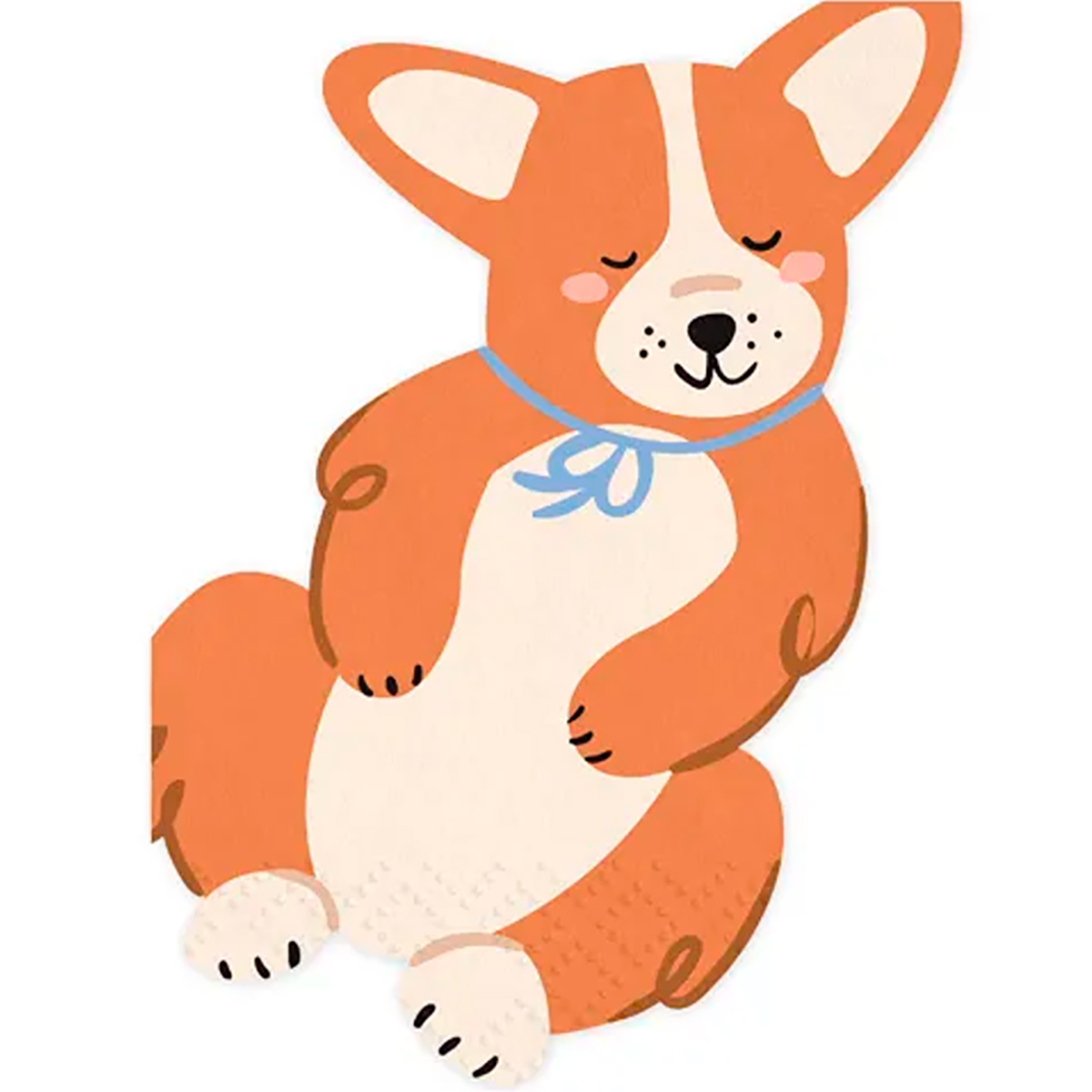 Серветки песик коргі 12шт