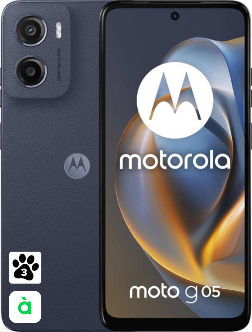 Смартфон Motorola Moto G05 4/256GB Denim Blue NFC (PBA10002UA)