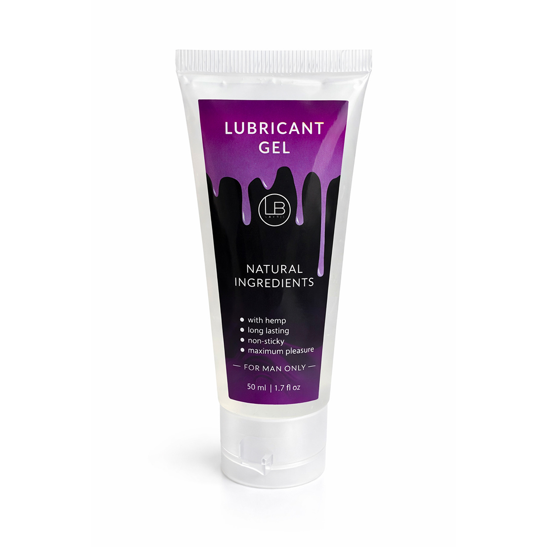 Лубрікант для чоловіків на водній основі з коноплею