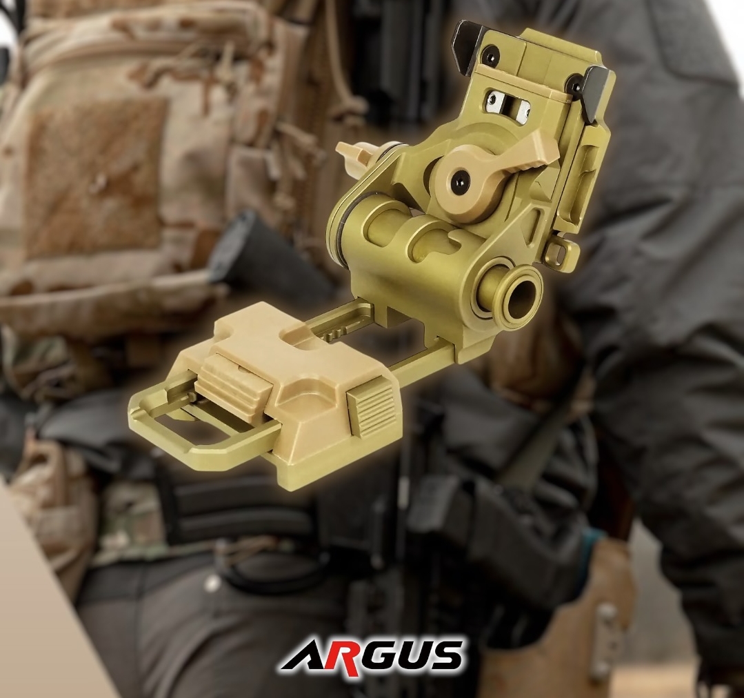 Легке сучасне кріплення на шолом для ПНБ "Argus A4 LWNVG Mount".