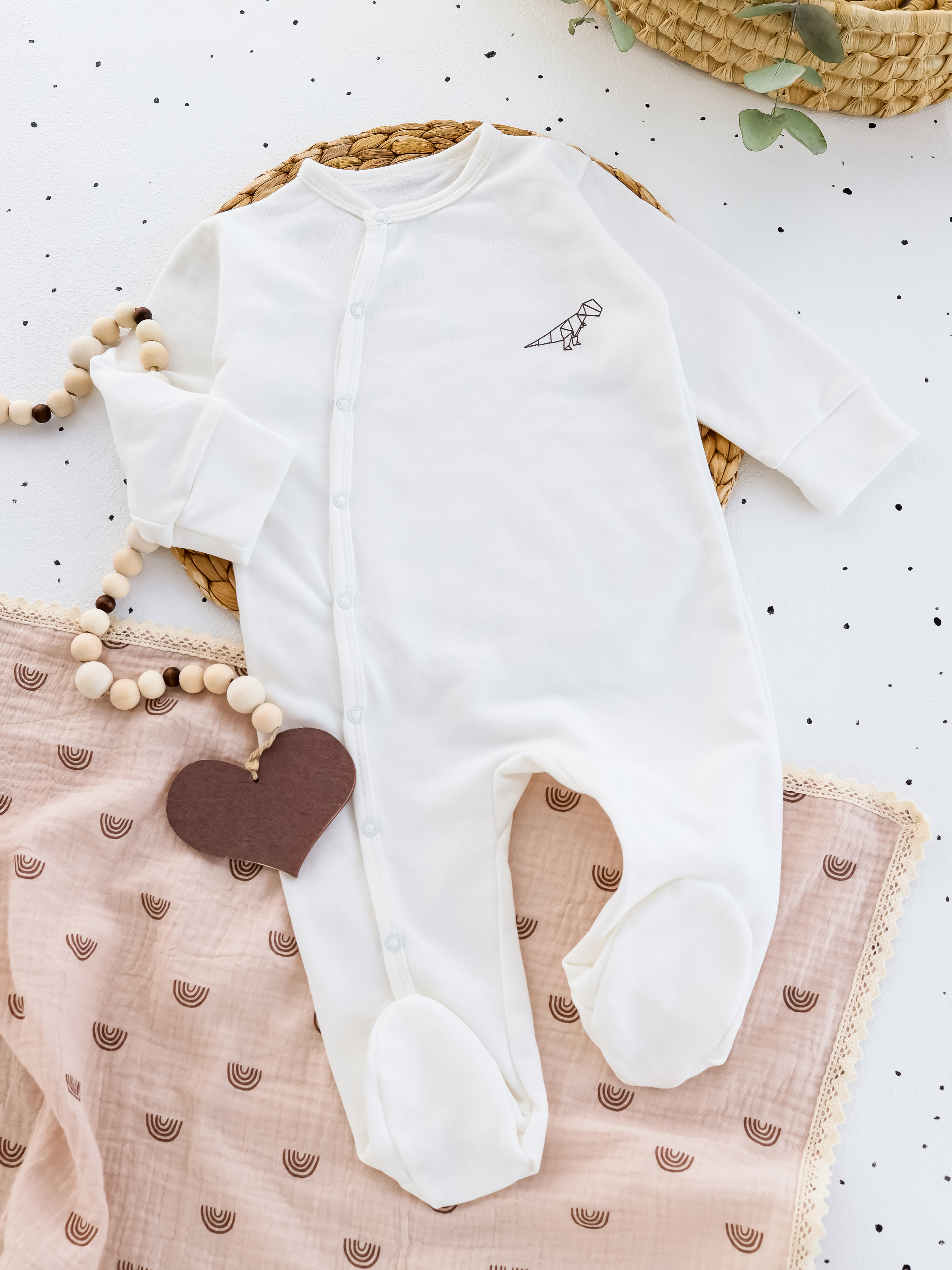 Теплий чоловічок для новонародженого з футера