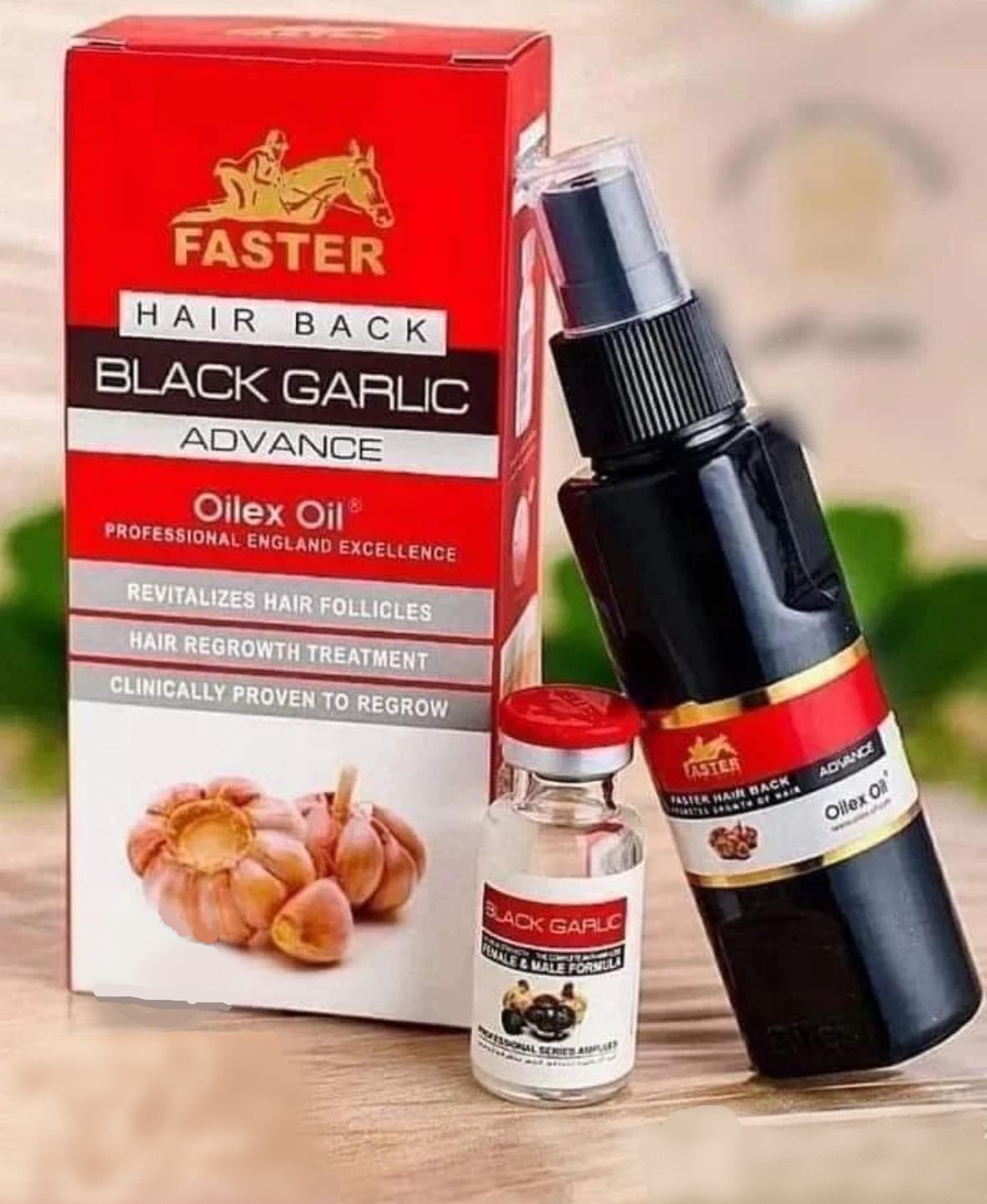 Faster Black Garlic Advance Oilex Oil Спрей для росту волосся