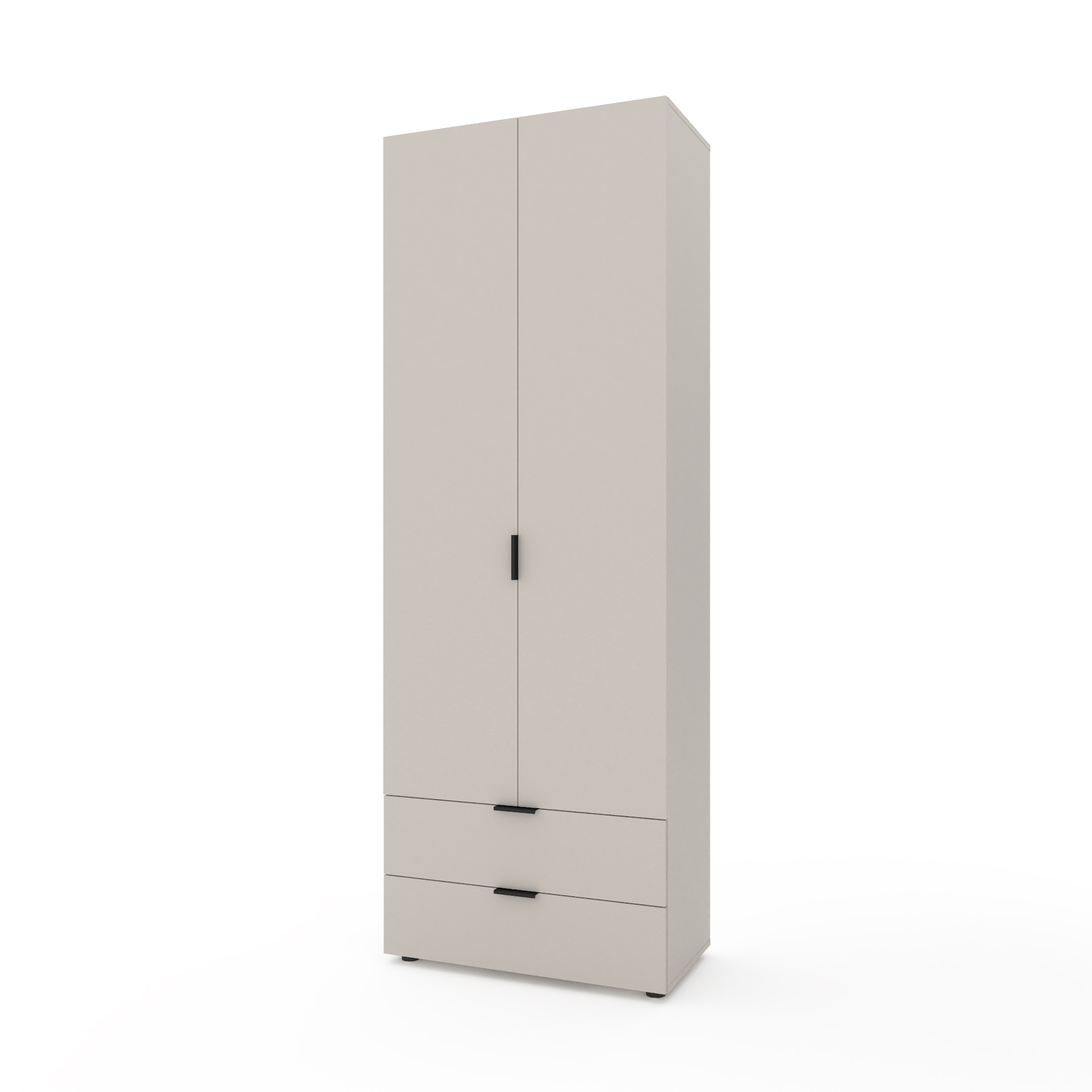 Дводверна розпашна шафа MA004K 800/420/2300 мм., колір кашемір