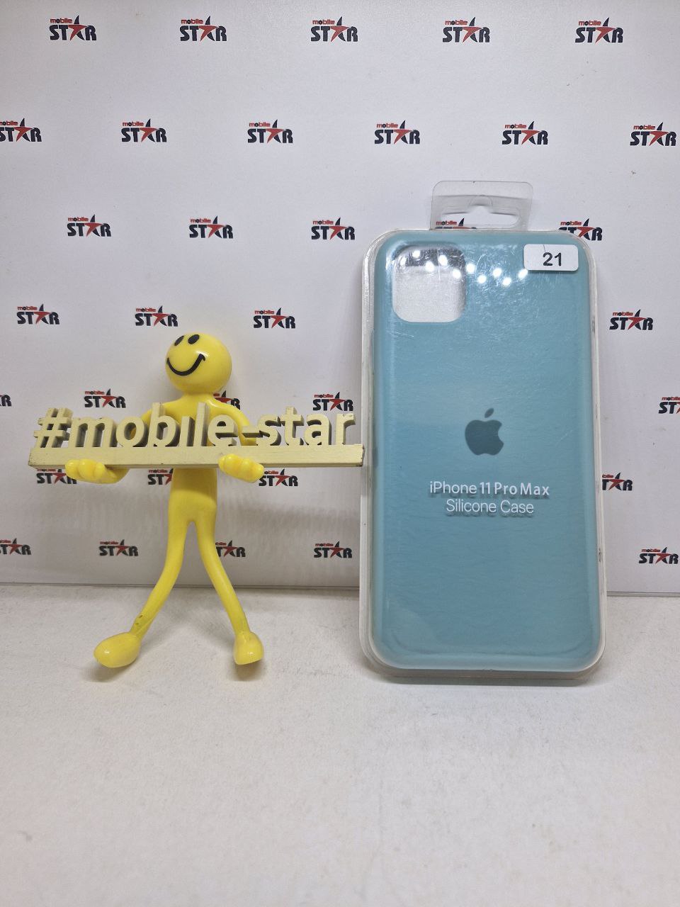 Чохол iPhone 11 ProMax Silicone Case full azure