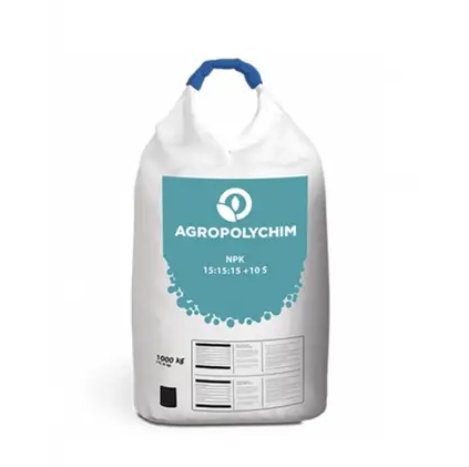 Універсальне добриво Agropolychim NPK 15:15:15+10s для оптимального росту всіх культур і рослин 1000кг