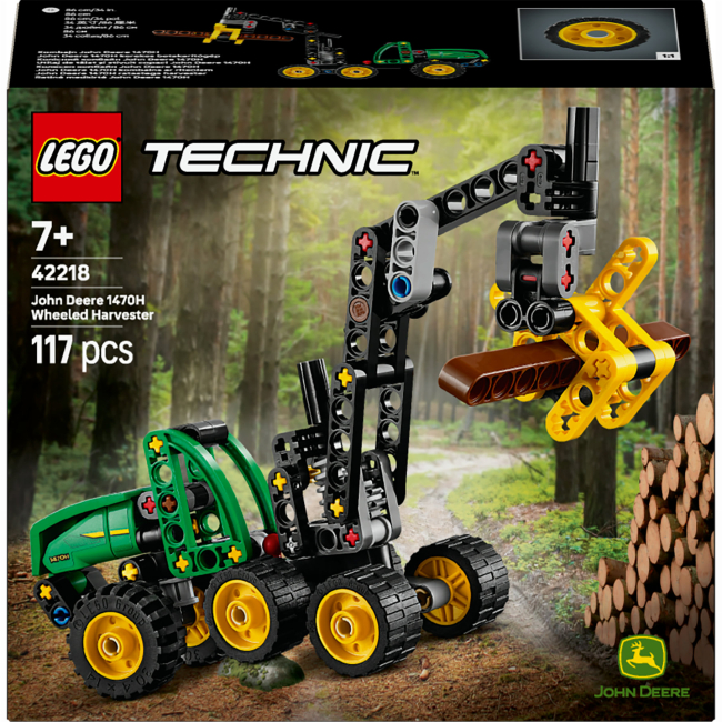 Конструктор LEGO Technic Колісний комбайн John Deere 1470H (42218)