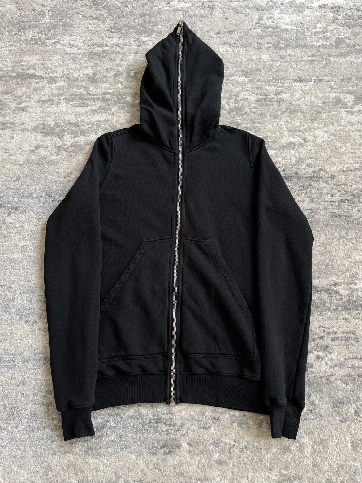 rick owens ss17 "gimp" zip up hoodie