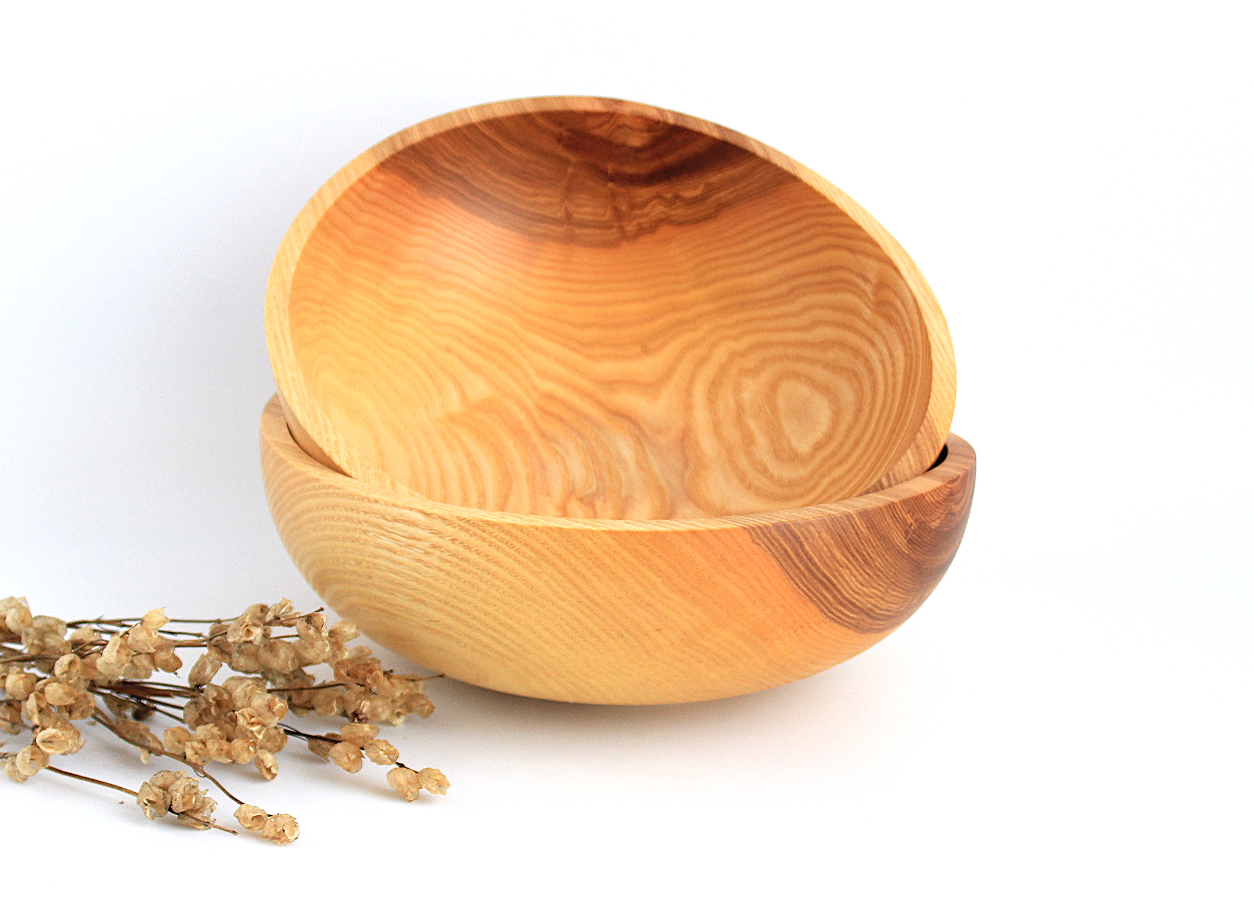 Салатник  з натурального  дерева ручної роботи