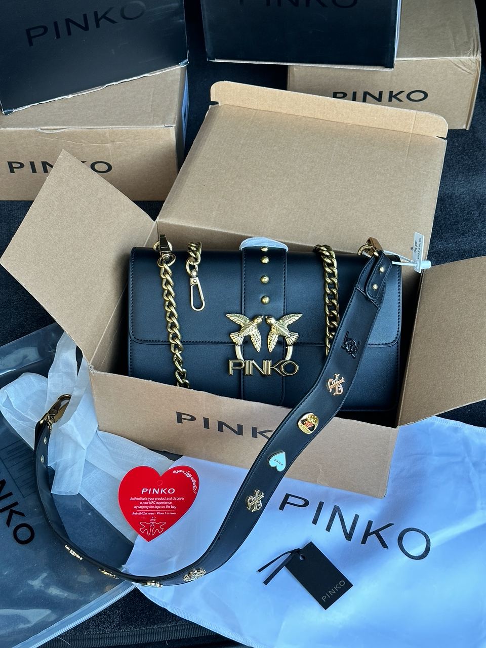 Pinko Love Classic Icon Simply Black
