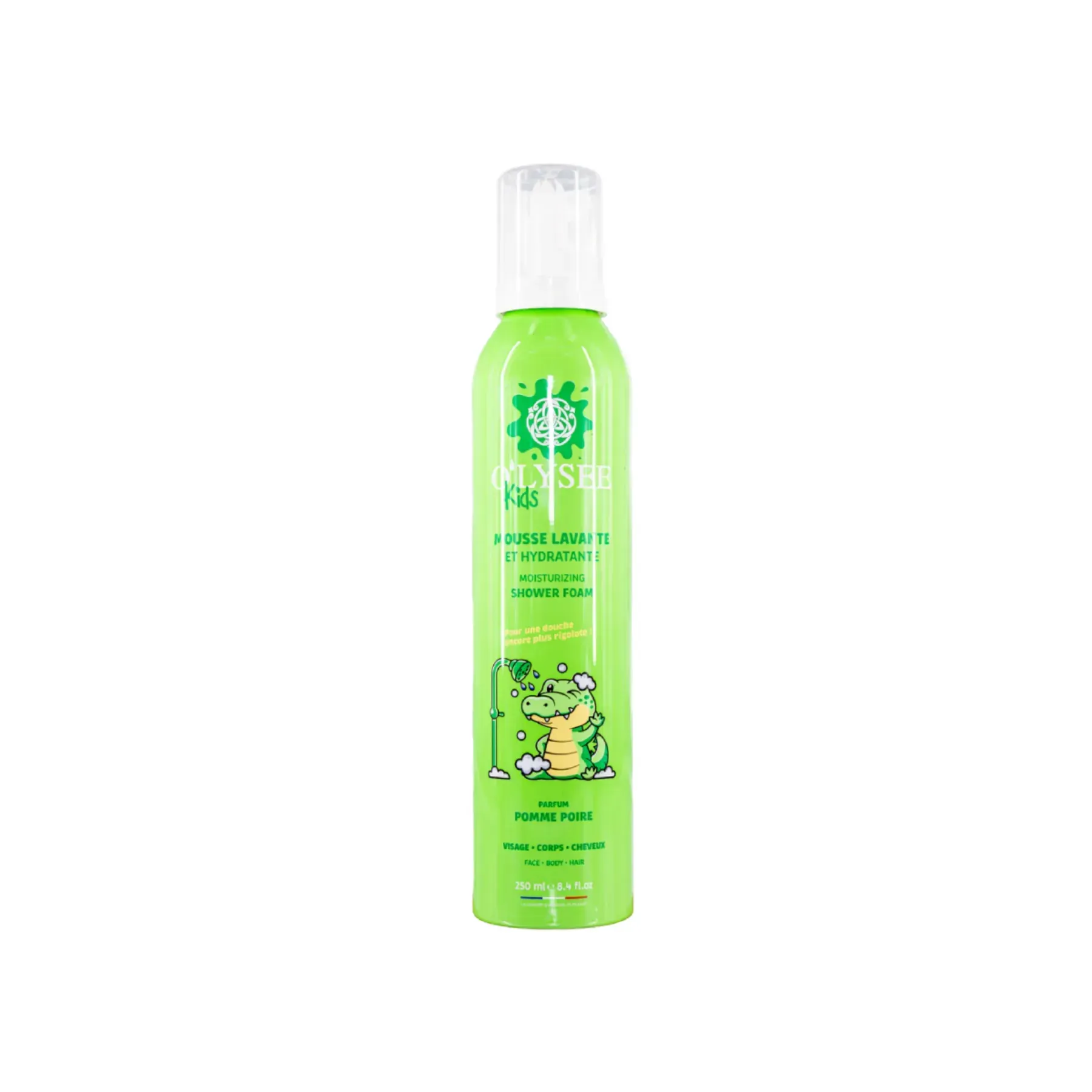 Дитяча крем-пінка для купання 3 в 1 з ароматом яблука та груші O’LYSEE Whipped Shower Foam Apple & Pear 250 мл