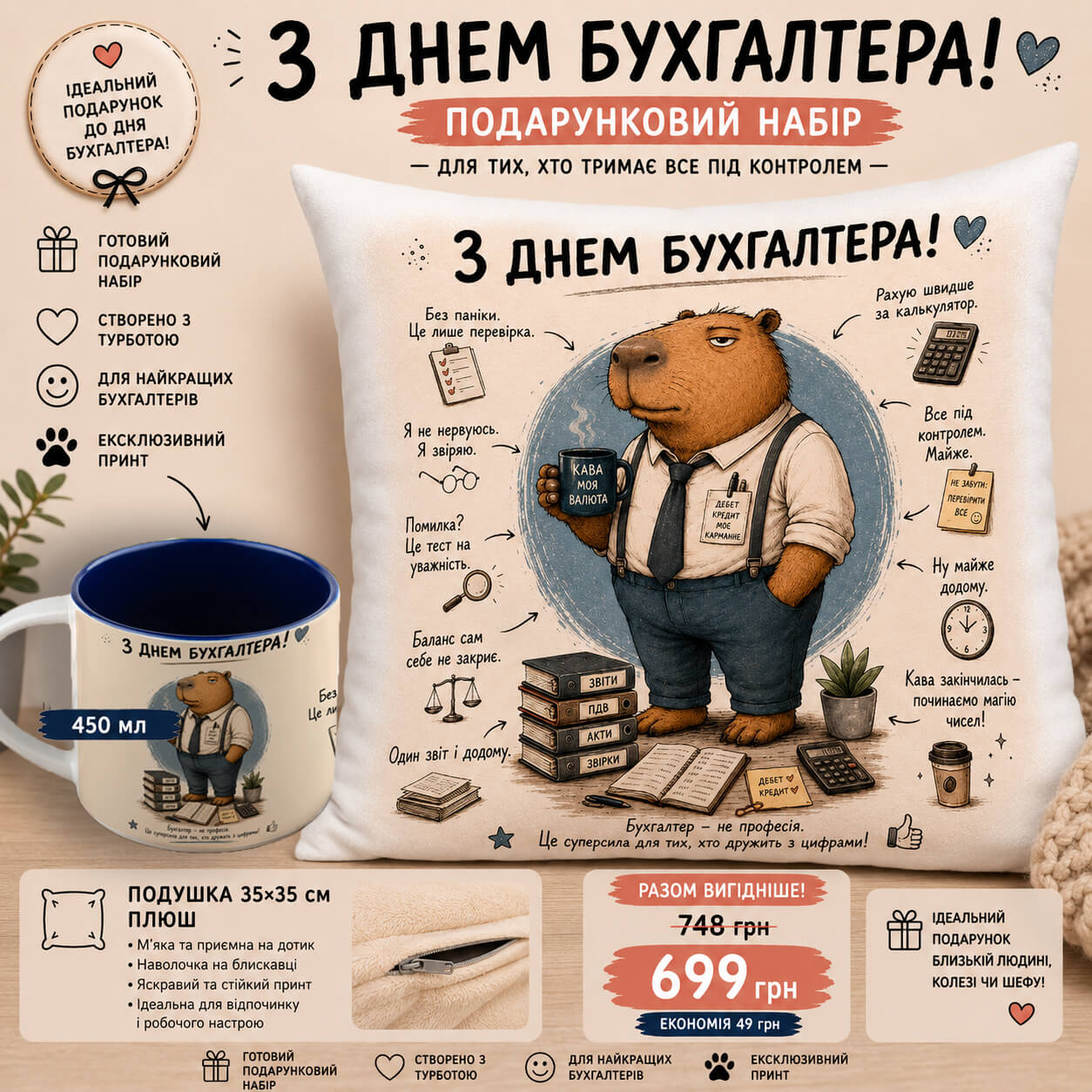 Подарунковий набір до Дня бухгалтера 