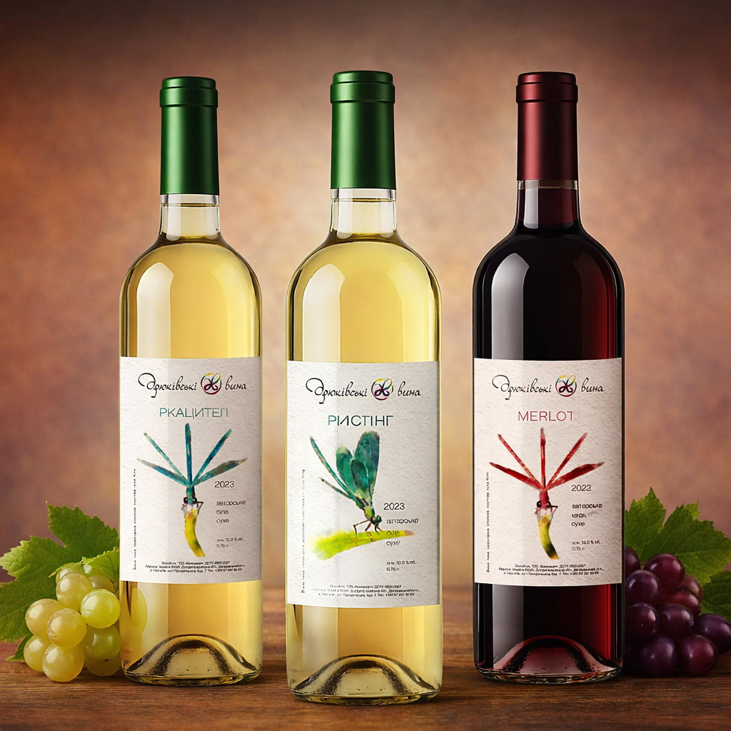 Сет "Ідеальний баланс": Ркацителі, Рислінг, Мерло