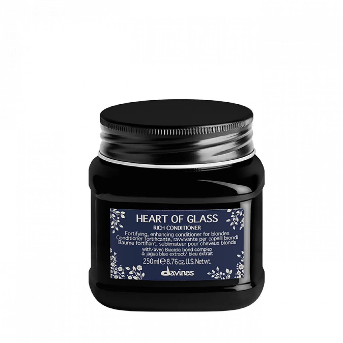 Живильний кондиціонер для підтримки кольору волосся Rich conditioner Heart of Glass Davines