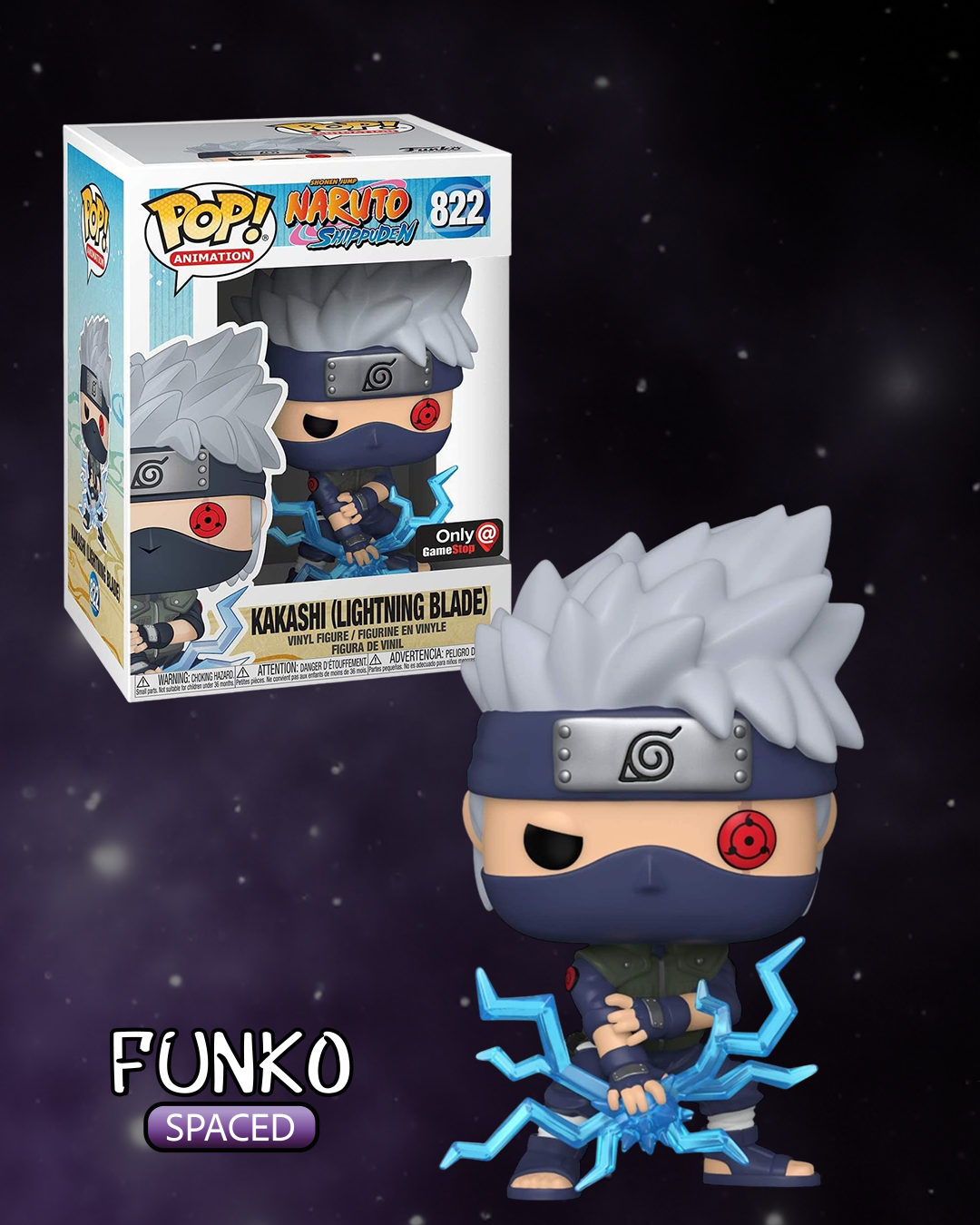 Фігурка Funko Pop Naruto - Kakashi (Lighting Blade) | Фанко Поп Наруто - Какаші #922