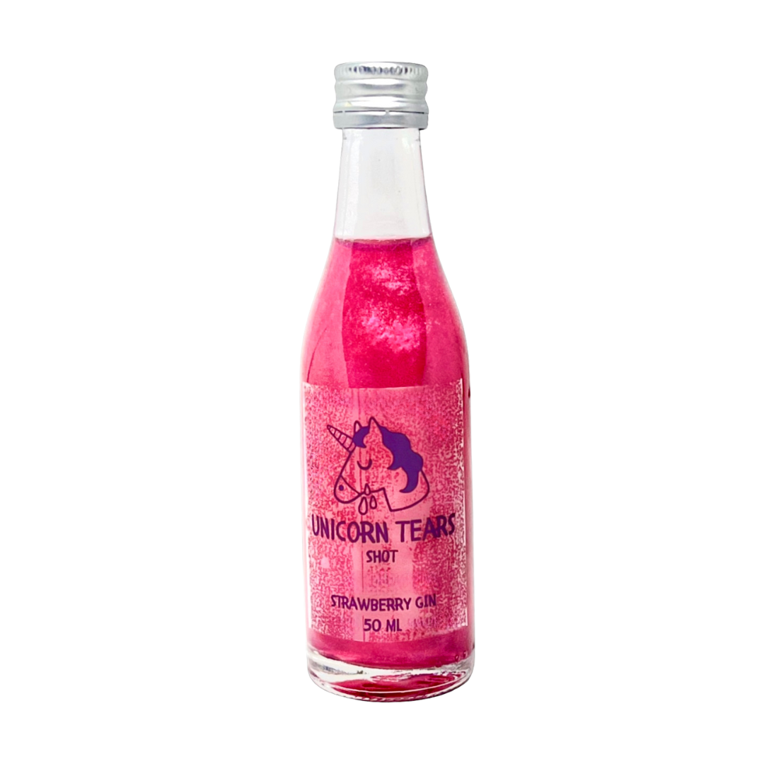 Unicorn Tears Gin Strawberry 0,05L shot | Джин "Сльози Єдинорога Полуниця" шот