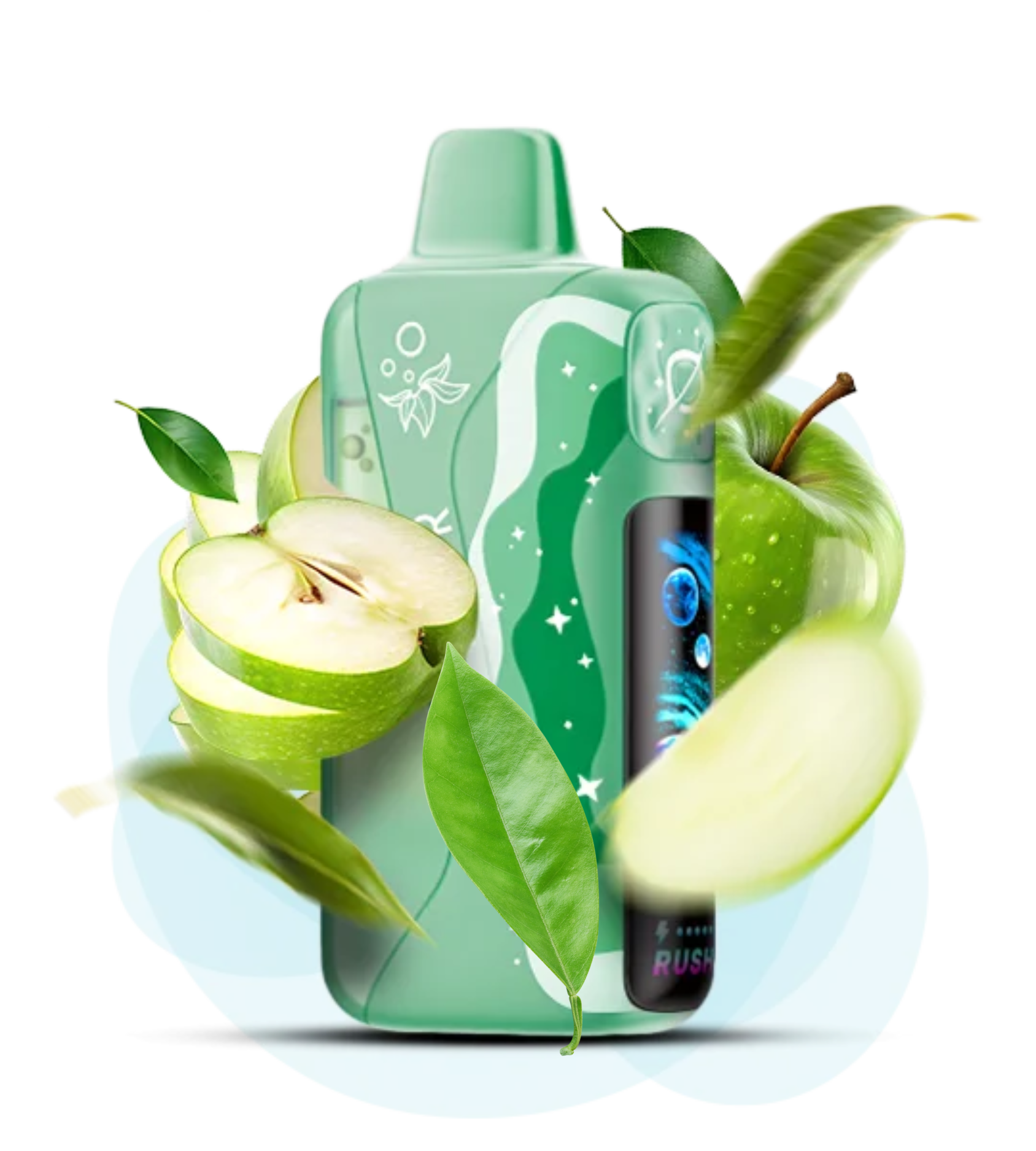 Eӏf LUSH KING PRO 40000 Sour Apple Ice (Кисле Яблуко Лід)