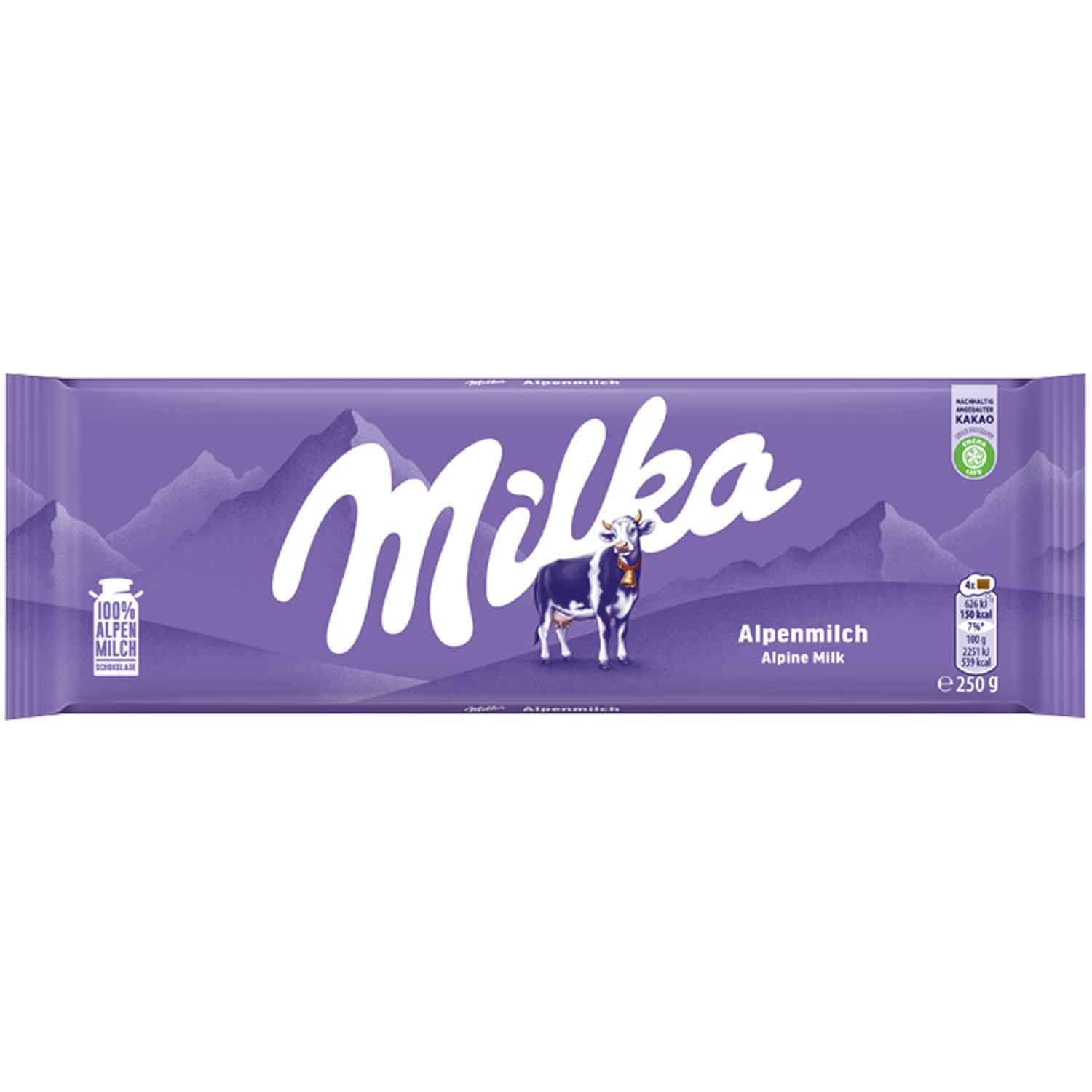 Milka шоколад Alpine milk 250 г